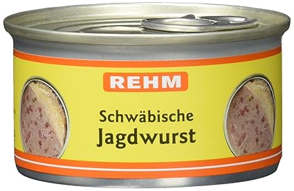 Rehm Schwäbische Jagdwurst, 12er Pack (12 x 125 g)