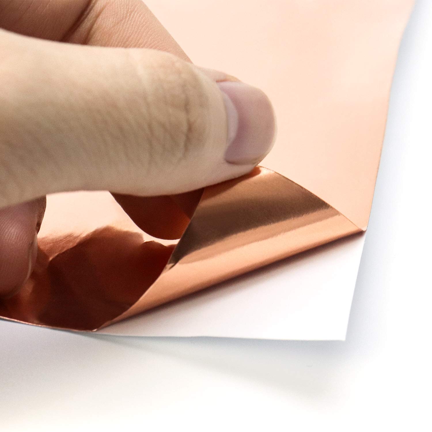 QWORK® 10 PCS Copper foil tape, single sided, with conductive adhesive Copper Tape Sheets, for Guitar EMI Shielding Electrical Repairs Soldering Grounding (20cm x 30cm)