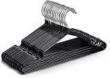 KEPLIN 20X Premium Rubber Coated Metal Hangers Heavy Duty