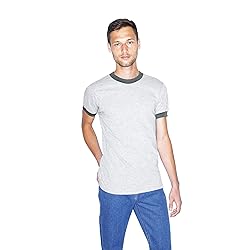 American Apparel Men's 50/50 Crewneck Short Sleeve