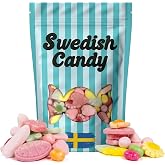 Swedish Candy Viral Mix with BUBS &mdash; Sour &amp; Sweet Fizzy Chewy Foam Treats | TikTok Famous Scandinavian Sweets | Imported from Sweden, No Artificial Colors | Gift-Ready Bag