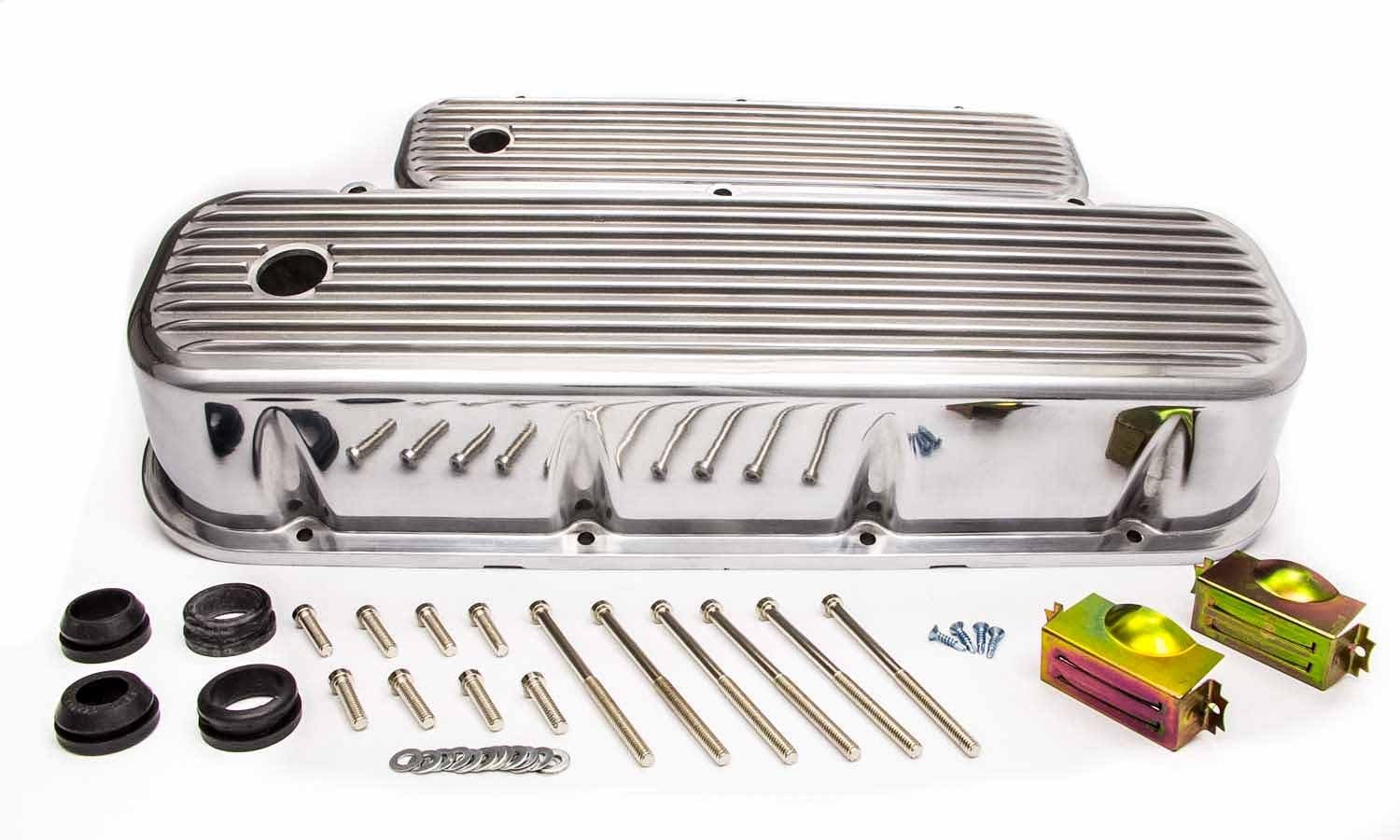 Racing PowerPolished Aluminum Bb Chevy 'Finned'