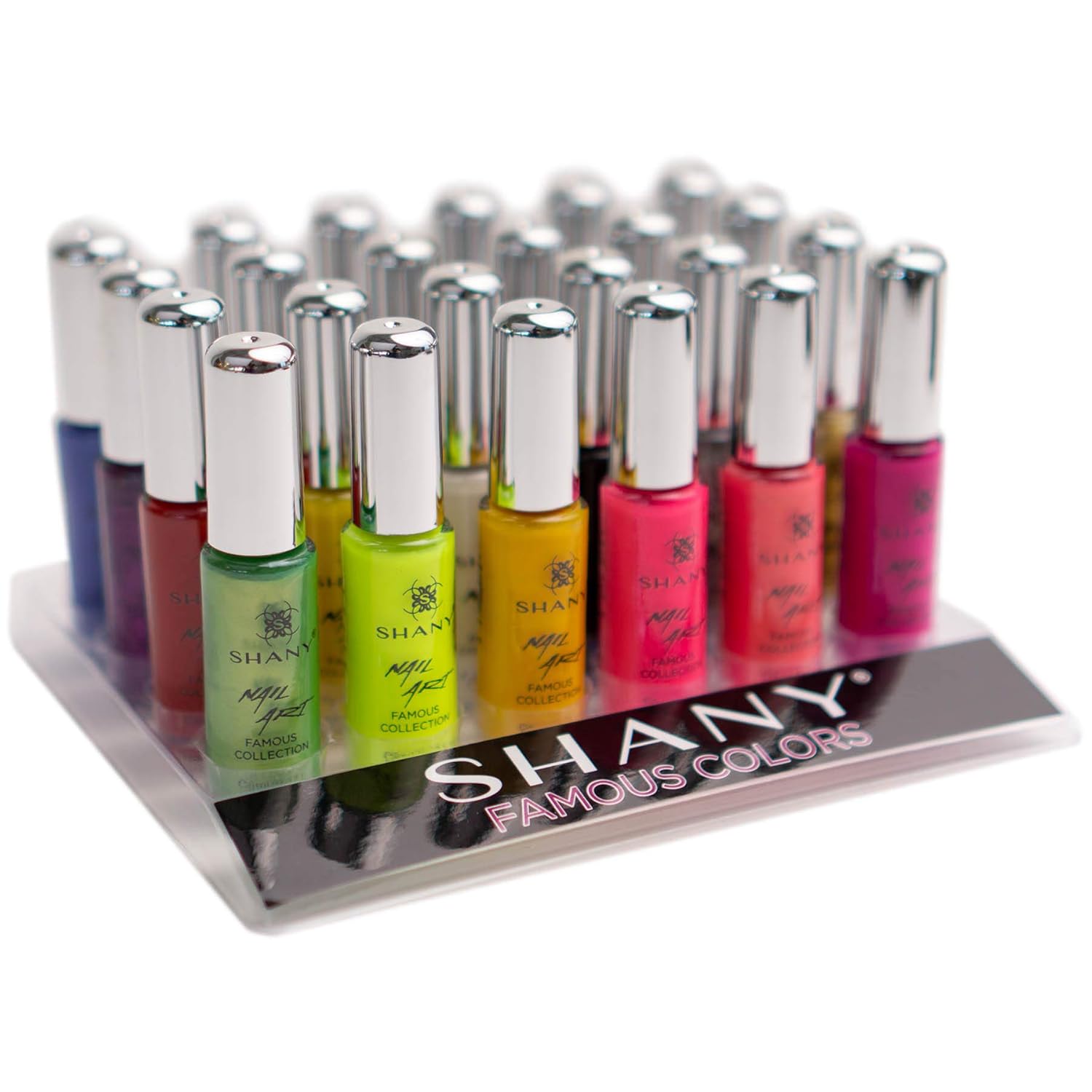 SHANY Nail Art Set (24 Famous Colors Nail Art Polish, Nail Art Decoration) : Beauty