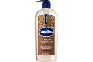Vaseline Intensive Care Cocoa Radiant Body Gel Oil with 100% Pure Cocoa Butter, 12 oz