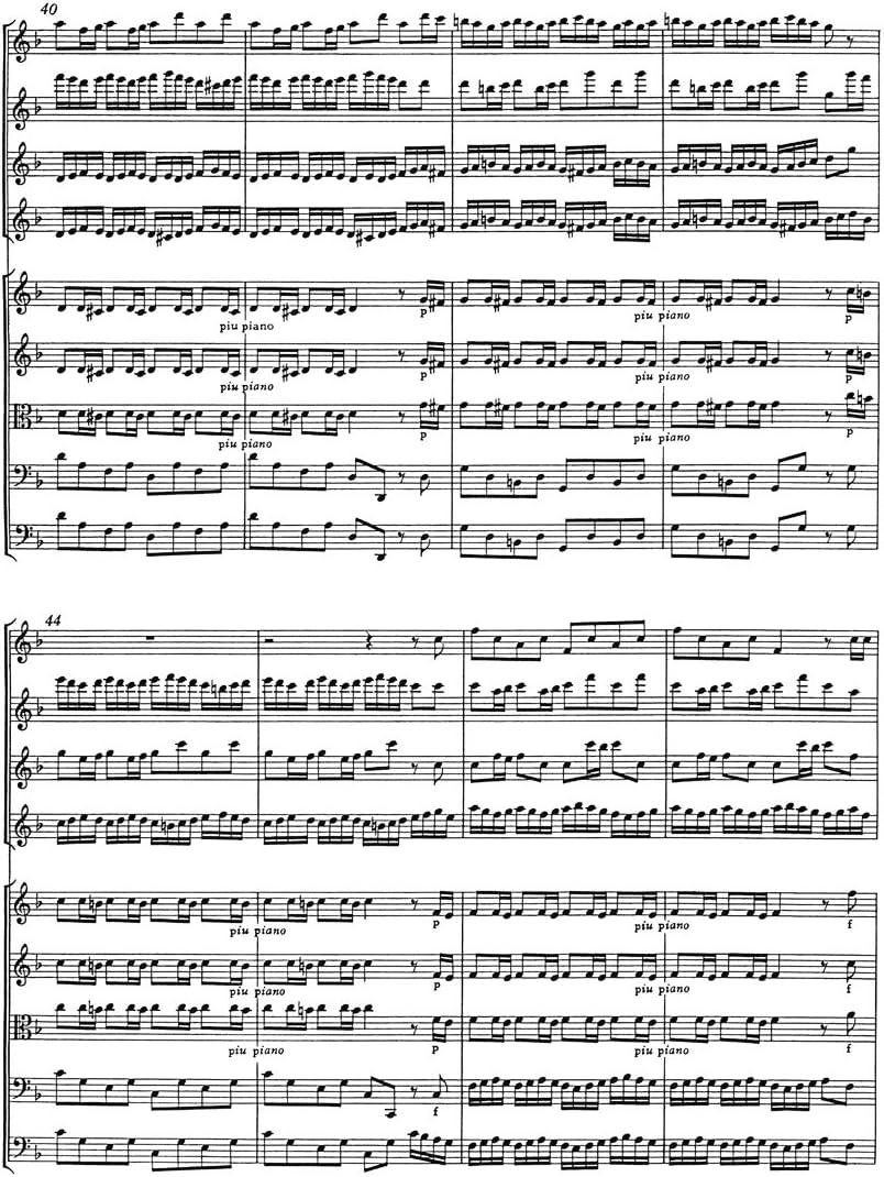 BRANDENBURGISH CONCERT D DUR NR.2 BWV1047 : FUER ORCHESTER, PARTITUR, Blue - Image 3