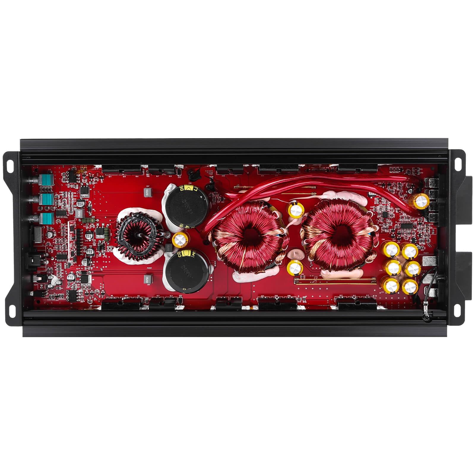 Skar Audio RP-1500.1D Monoblock Class D MOSFET Amplifier with Remote Subwoofer Level Control, 1500W