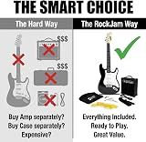 RockJam Electric Guitar Kit with Amp Bag Whammy Strap Lead Lessons view 7