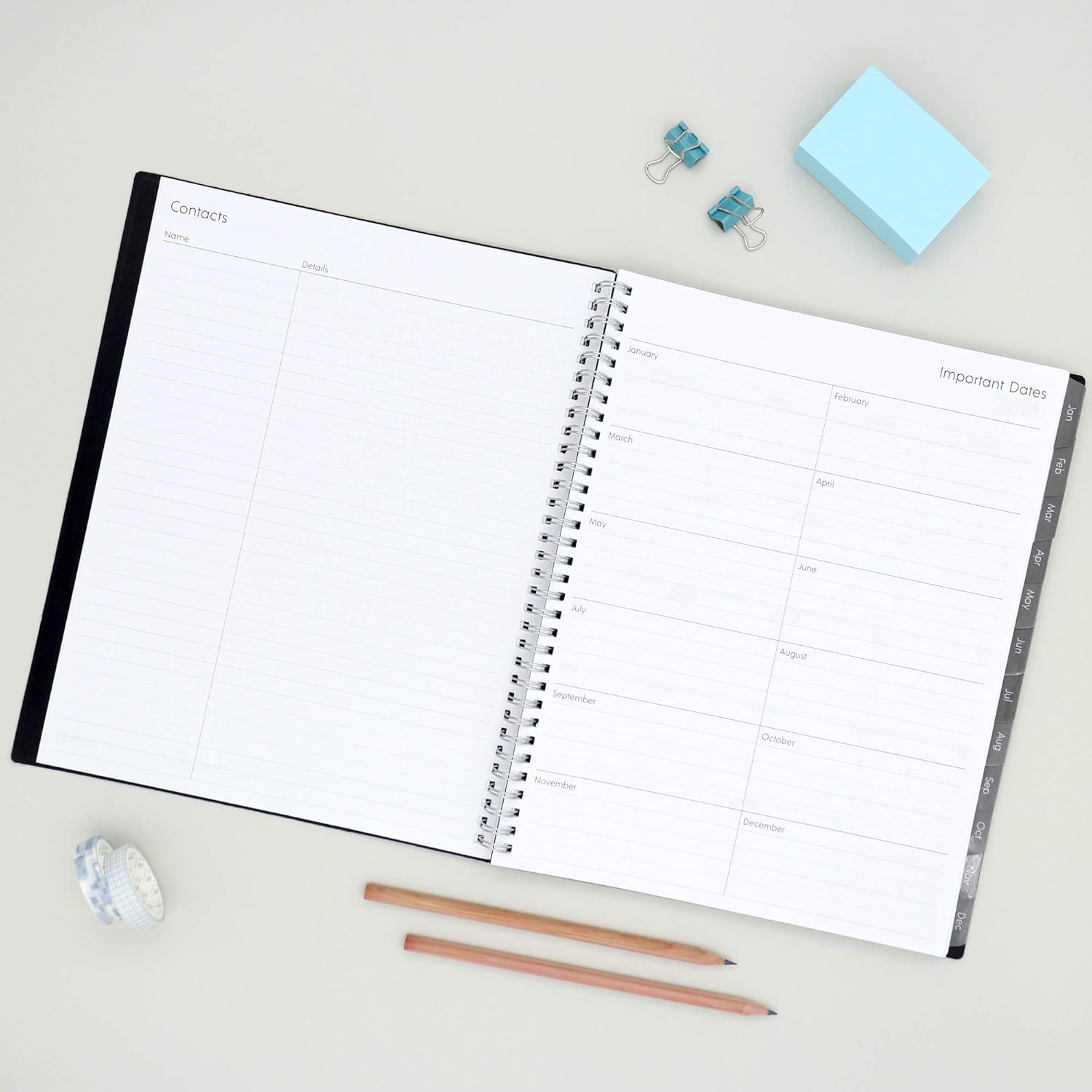Blue Sky 2021 Weekly & Monthly Planner, Flexible Cover, Twin-Wire Binding, 8.5" x 11", Enterprise (124093) : Office Products