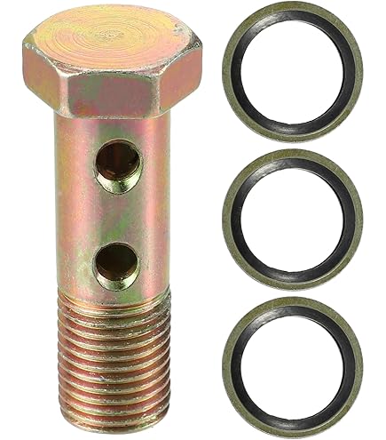Amazon.com: VekAuto Double Banjo Bolt Kit, M12x1.25 Length 45mm
