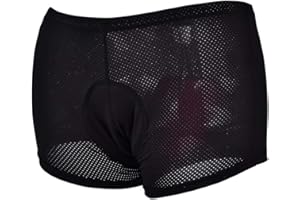Cycling Underwear,Unisex Outdoor Cycling Underwear 3D Padded Bike Riding Shorts Pants(XL)