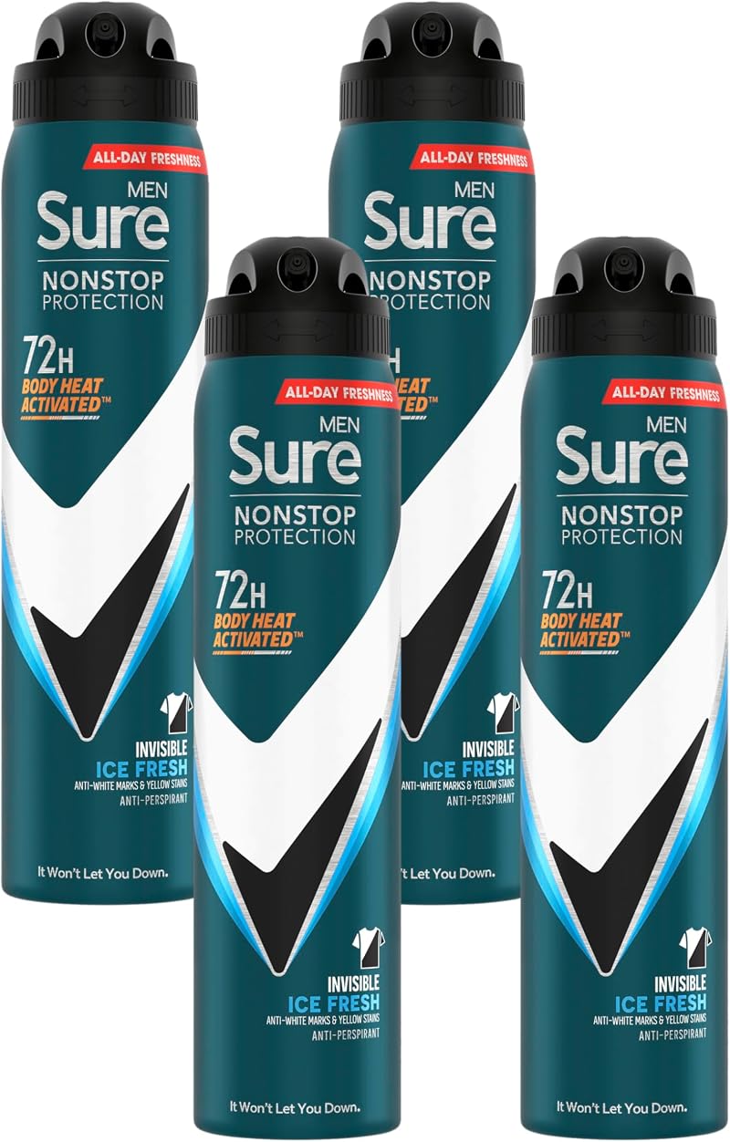 Sure Men Invisible Ice Fresh Nonstop Protection Anti-Perspirant Deodorant