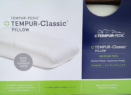 Tempur Pedic Pedic Classic Pillow Medium Feel Standard Shape