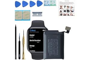 LOZOP Battery Replacement for Apple Watch Series 3 42mm A1850 A1875 with Repair Tools, Installation Manual, and Screen Adhesive
