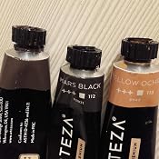 ARTEZA Set Colori Acrilici Per Colata (Pouring) | 4 Bottiglie Da 118ml | Tonalità Luminose + Bianco Titanio | Pronti All'Uso - 5