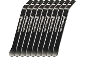 Boenoea Bicycle Tire Lever Stainless Steel Tire Changing Tool,Bike Tire Removal Repair Tools (Metal)