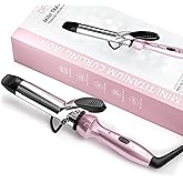 DAN Technology Travel Mini Curling Iron, Dual Voltage Curling Iron up to 450°F for Short Hair,Nano - Titanium Barrels & 30s PTC Fast Heating…