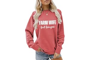 ATETYRP Farm Wife But Boujee Sweatshirtm, Farmer's Wife Shirt Women Farming Harvest Sweater Dibs on the Farmer Pullover Tops