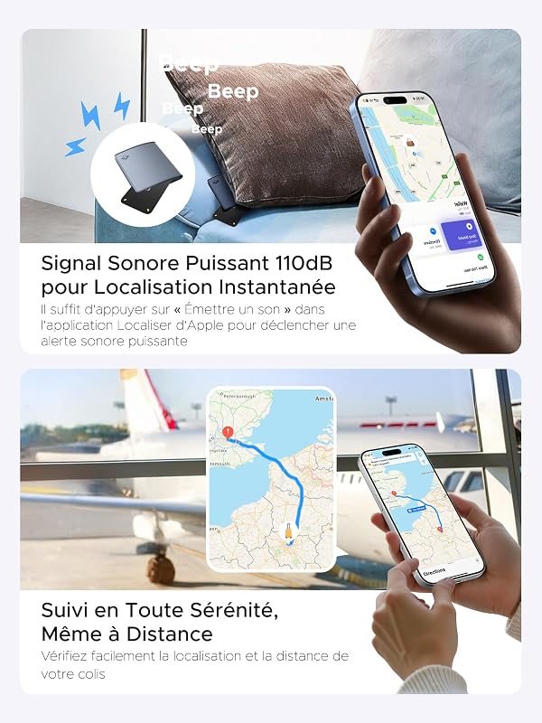 FineTrack Slim Duo 2 Wallet Tag iOS Find My et Android Find Hub