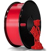 Miailuy Silk Filament PLA 1.75mm Silk 3D Printer Filament, Silk Red 1kg Spool (2.2lbs), Dimensional Accuracy +/- 0.02 mm, Fit Most FDM Printer