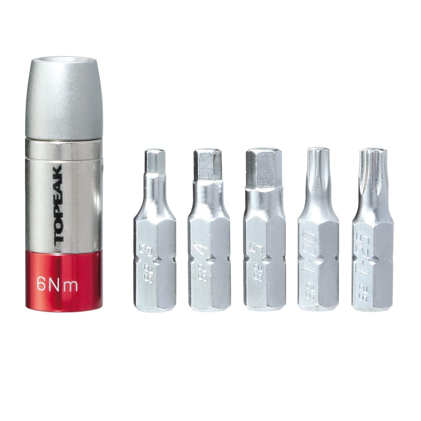 TOPEAK Nano TORQBOX Cycling Tools, Unisex, Adult, Unisex_Adult, TT2563, Grey/red, one Size