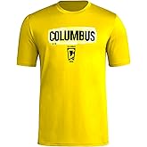 adidas Mens Columbus Crew MLS Short Sleeve T-Shirt