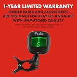 Fender FT-1 Pro Clip-On Tuner Gen 2 for Electric Acoustic Bass Ukulele Black view 8