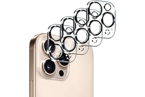 iVoler 4-Pack Camera Lens Protector for iPhone 16 Pro/16 Pro Max, for iPhone 15 Pro/15 Pro Max, for iPhone 14 Pro/14 Pro Max 