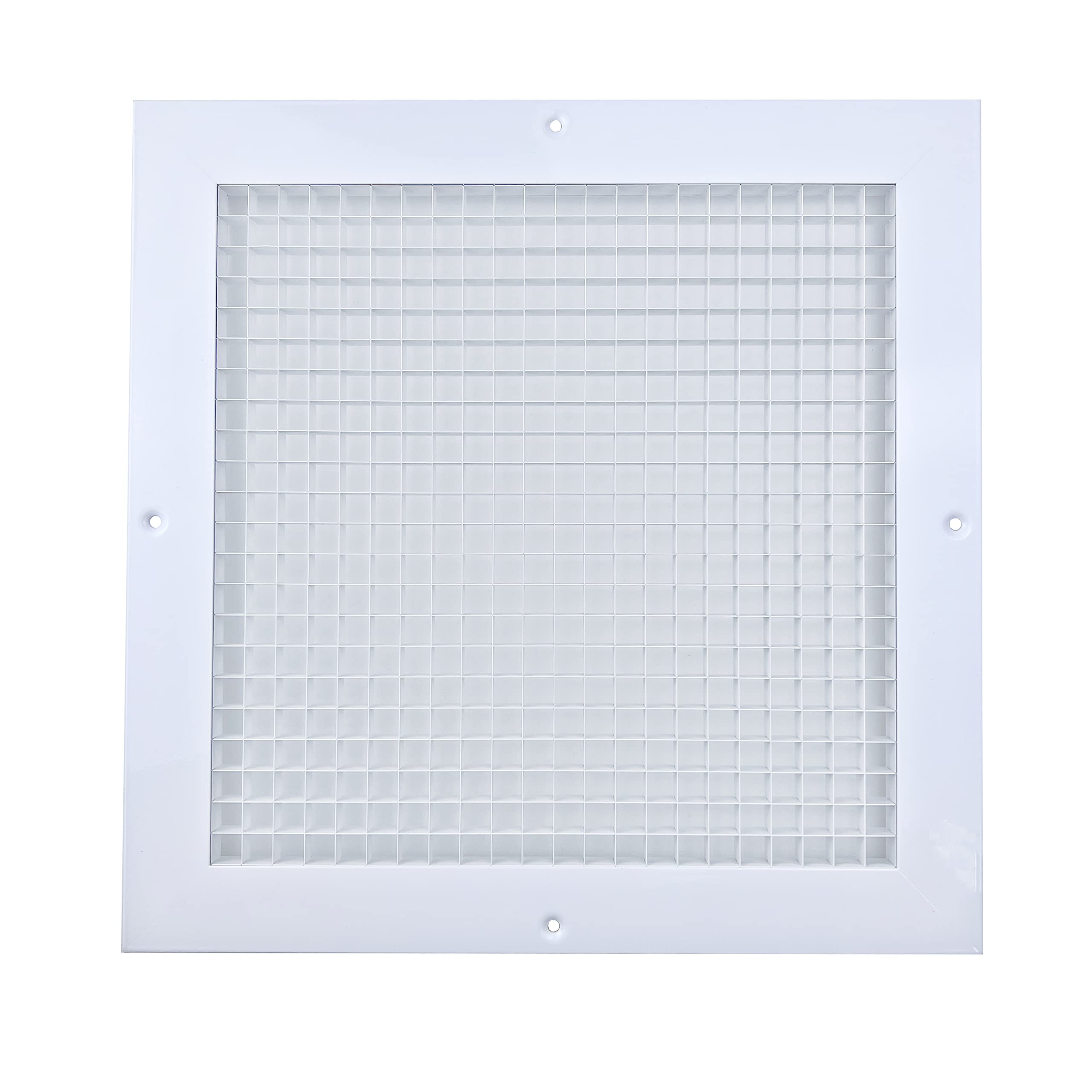 Photo 1 of DECOAIRCON Return Air Grille Fits 12'' x 12'' Duct Opening, Aluminum Eggcrate Return Grille Cover Rust Proof Vent Duct Cover Grille for Wall &Ceiling |Outer Dimensions: 13.78'' X 13.78'' |