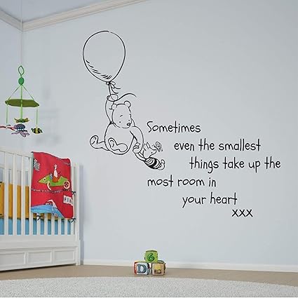 Wandsticker Vinyl Fur Baby Kinderzimmer Motiv Winnie