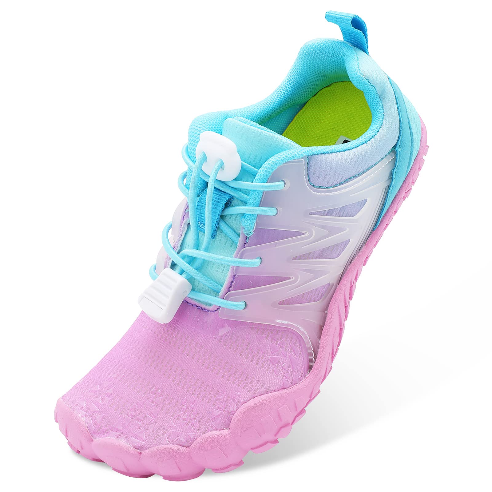Photo 1 of L-RUN Toddler Girl Water Shoes Barefoot Swim Shoes for Boys Kid Water Shoe Purple 13.5 Little Kid=EU32