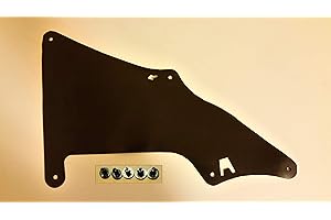 Yota Liners Right Or Left Rear Splash Shield with Clips for FJ Cruiser 2007-2014 (Fender Liner, Apron, Shield, Splash Guard, Skirt, Guard, Seal, Splash Seal) F