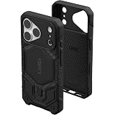 UAG Monarch Pro for iPhone 18 Pro Case/iPhone 17 Pro Case, Carbon Fiber | Camera Control Cover Button, MagSafe Compatible, Carbon Fiber Inlay, Featherlight, Traction Grip, Military Grade Drop Tested
