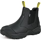 Jacata Mens Work Boots Chelsea Slip On Boot For Men Men's Industrial Construction Soft Toe Shoes Botas De Trabajo Para Hombre