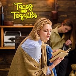 Looklight Tacos and Tequila Neon Sign,Taco Led Neon
