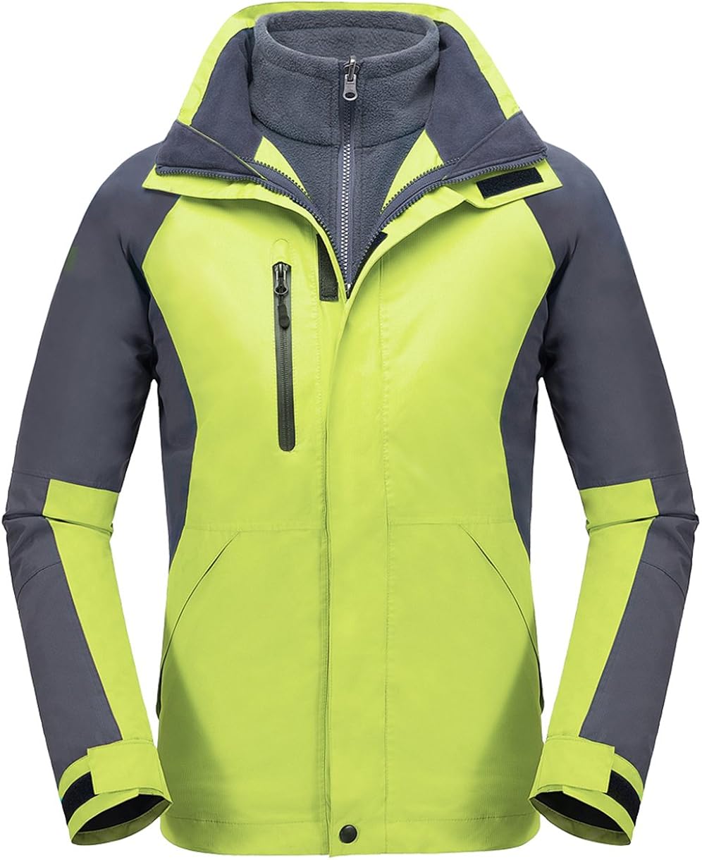 Veste D'hiver Homme Imperméable Et Coupe-vent - Doublure Polaire - Pour Ski, Snowboard, Randonnée - Respirante - 9
