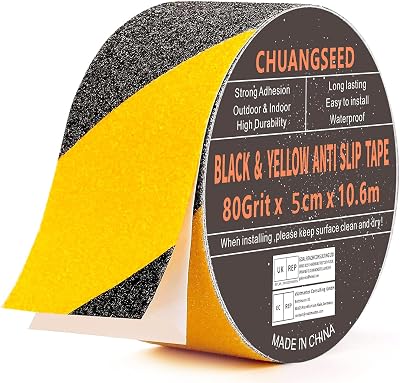 Yellow Black Anti Slip Tape 2in x 35ft High Traction