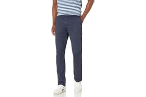 Amazon Essentials Men's Athletic-Fit Washed Comfort Stretch Chino Pant (Previously Goodthreads)