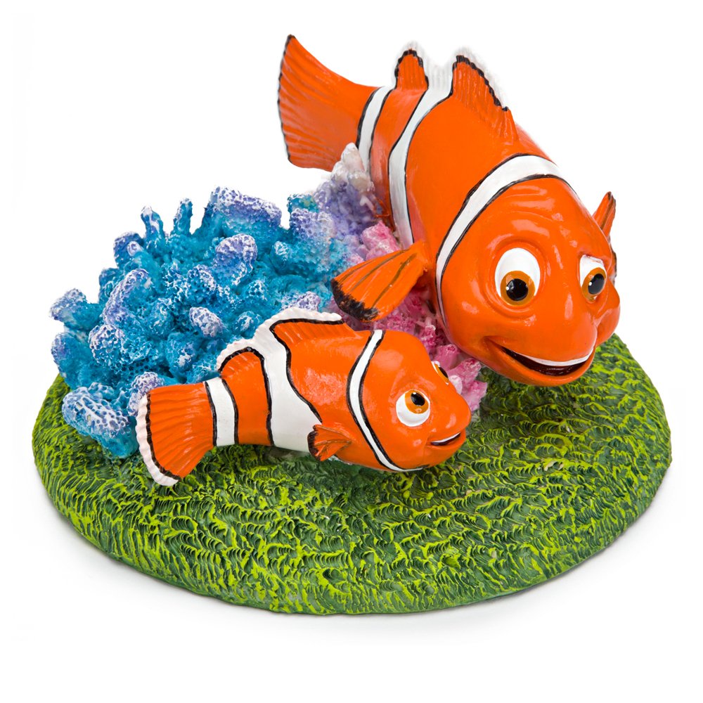 Penn Plax Finding Nemo Resin Ornament, Nemo and Marlin, 6-Inch