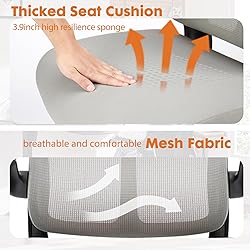 Sweetcrispy Ergonomic Office Desk Computer