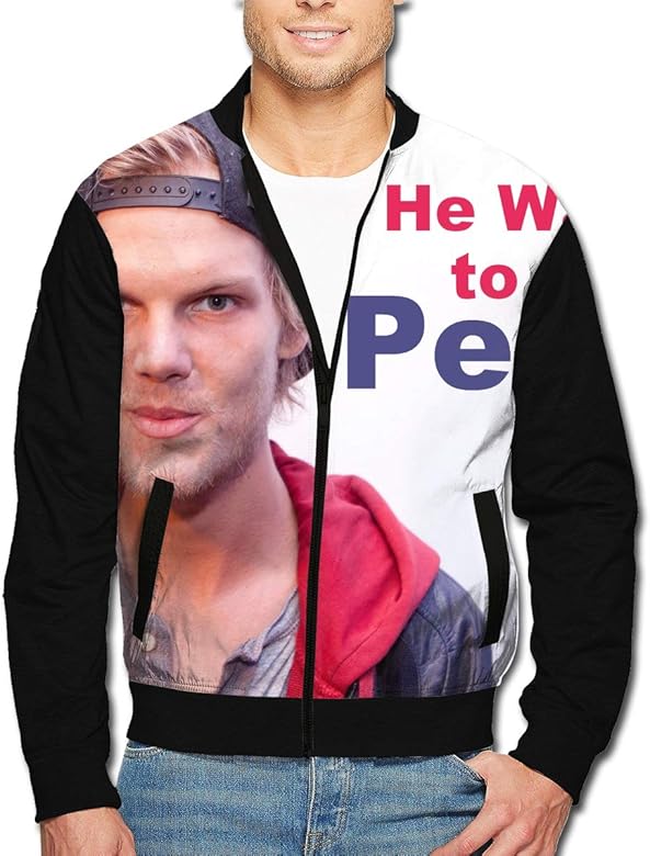 Amazon Co Jp Avicii アビーチー メンズ ジャケット ジャージ ブルゾン トメンズトップスカジュアルウェア人気秋冬ファット ファッションメンズウェア 服 ファッション小物