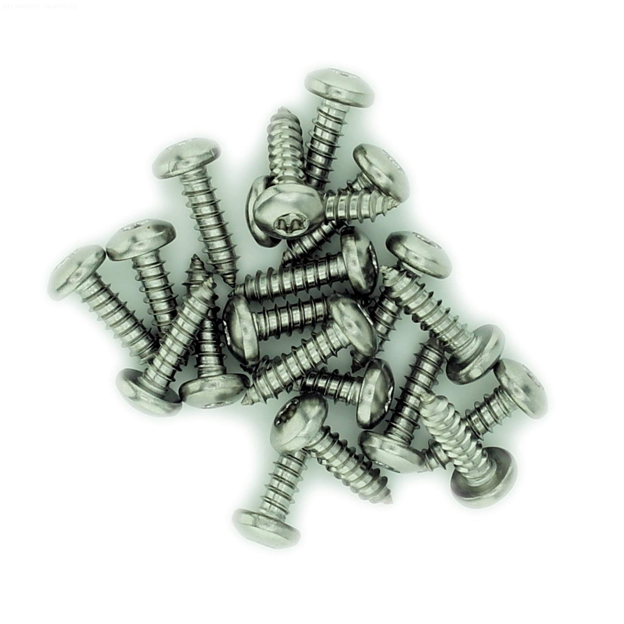 No.8 x 1.775 (4.2mm x 45mm) TX Pan Self-Tapping Screw - Stainless Steel (A2) (Pack of 20)