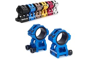 WestHunter Industrial Grade Precision Rifle Scope Rings, 1 Inch 30 mm Tactical 6061 T6 Picatinny Scope Mount | 36 mm / 29 mm Center Height