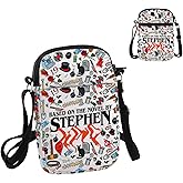 PWHAOO Book Inspired Gift Novel by S Crossbody Bag Horror Bookish Gift Book Fan Travel Bag