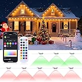 lemonrole 150FT Permanent Outdoor Lights -RGB Eaves Lights with App Control Remote,DIY Scene Modes IP67 Waterproof Outside LED Light for Christmas, Holiday, Daily, House Roof Eternity Lighting