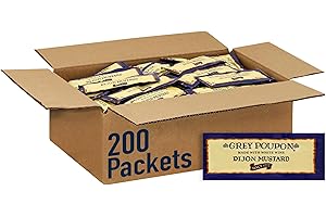HEINZ Grey Poupon Single Serve Dijon Mustard Packet, 0.25 FL OZ