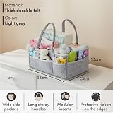 PUTSKA Baby Nappy Caddy Organizer Set Nursery Storage Large 38x23x18cm view 3