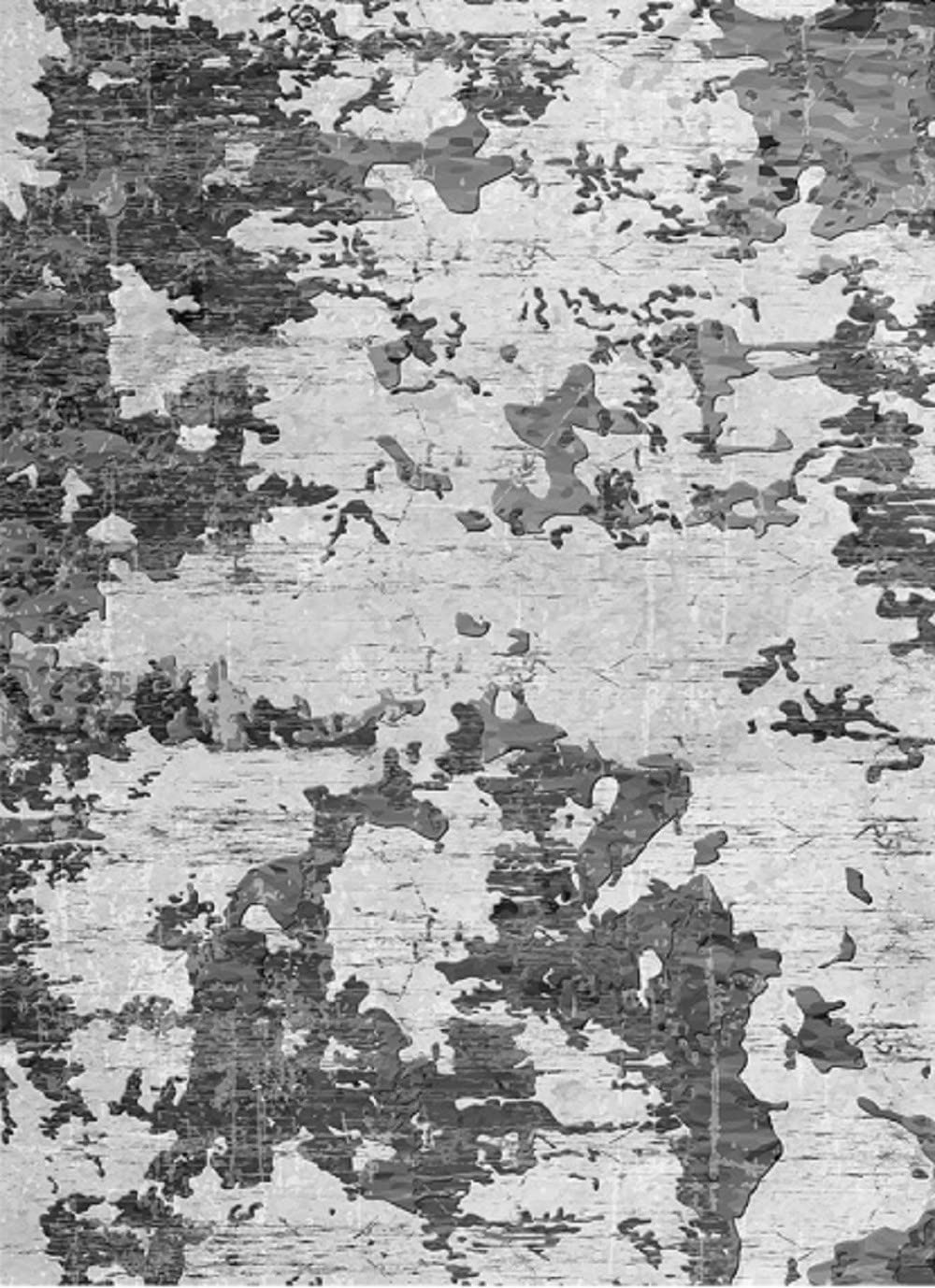 MANI TEXTILE Carpet, Polyester, Gray, 80 x 150