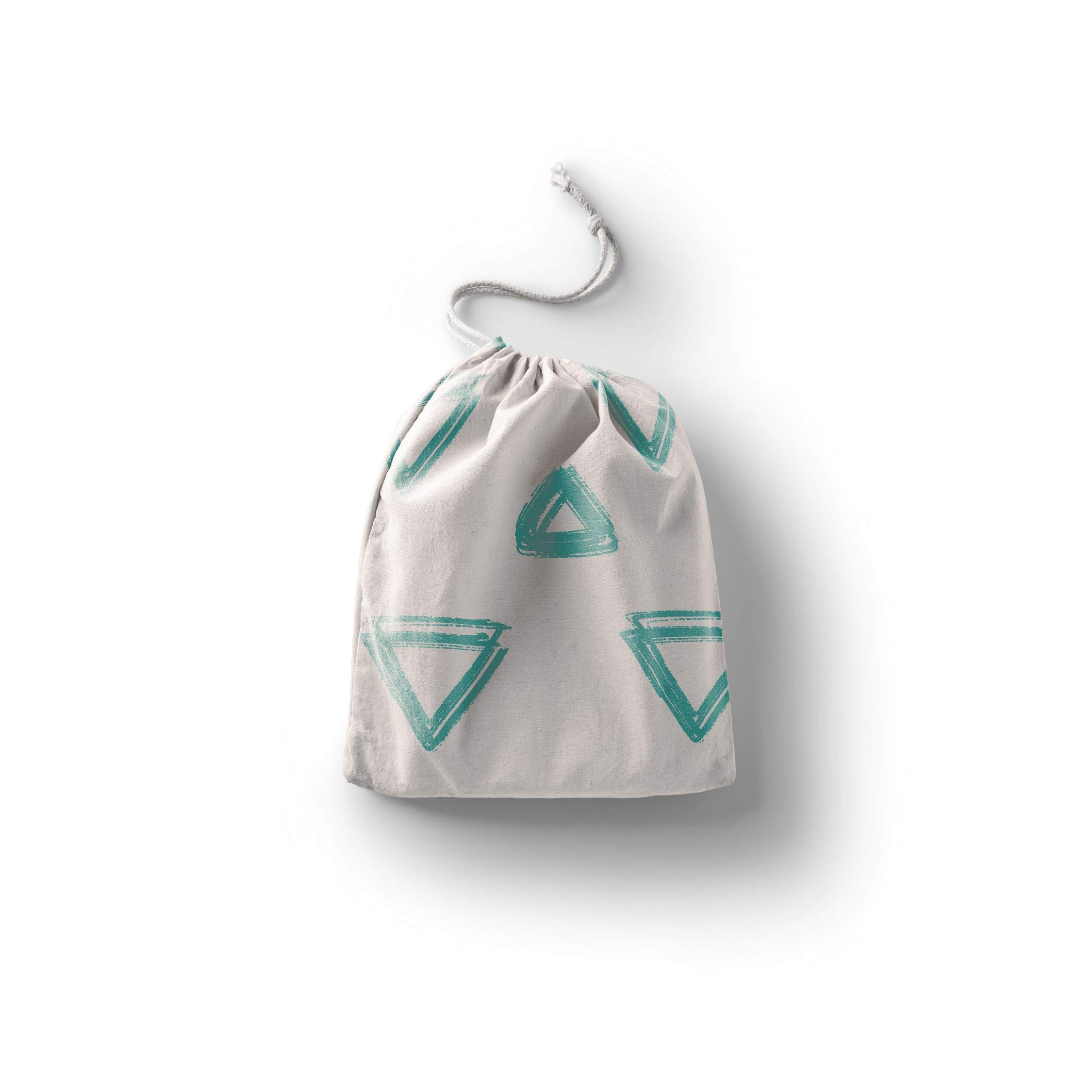 Bonamaison Printed Cotton Produce Bag with Drawstring, Reusable Grocery Bag, Biodegradable Eco-Friendly Bags, Travel Pouch, Sachet Bags, Shopping Bag, Eco Friendly, Foldable, Size: 30x40 Cm