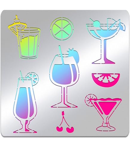 Grape Vine Stencil Set - Multipack For Painting On Wood, Glass, Walls