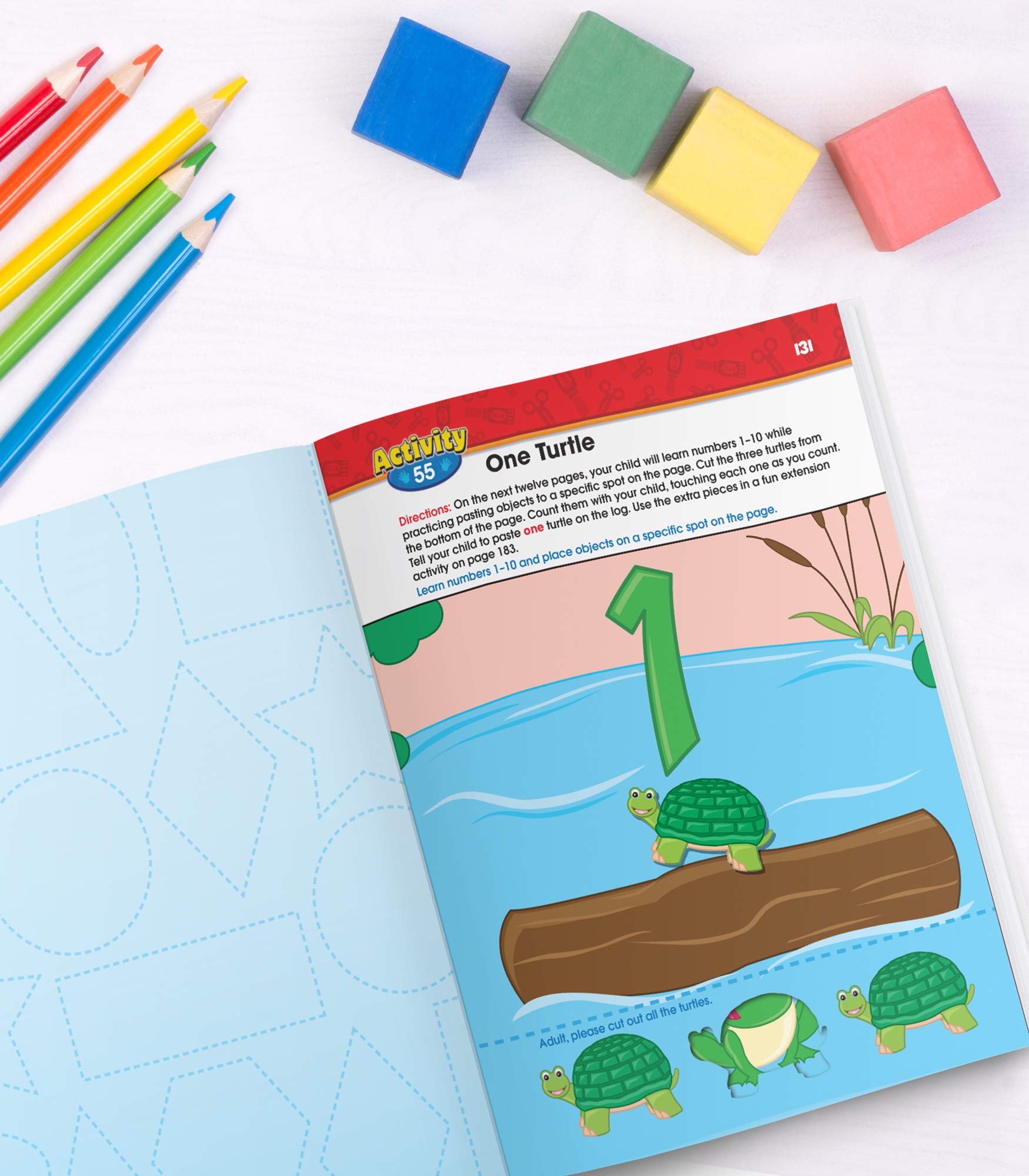 Carson Dellosa Big Skills for Little Hands Cut and Paste Toddler Book, Scissor Skills Preschool Workbook for Kids Ages 3 and Up, Shapes, Puzzles, and More Toddler Learning Activities (Volume 2)